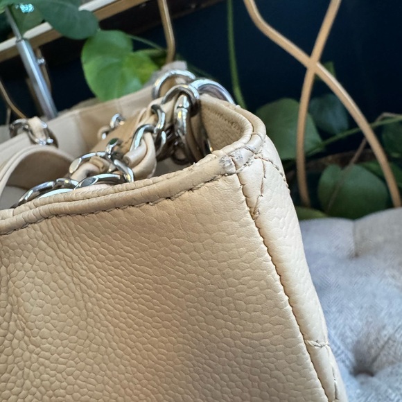 Price is FIRM*Chanel beige caviar GST - Picture 7 of 16